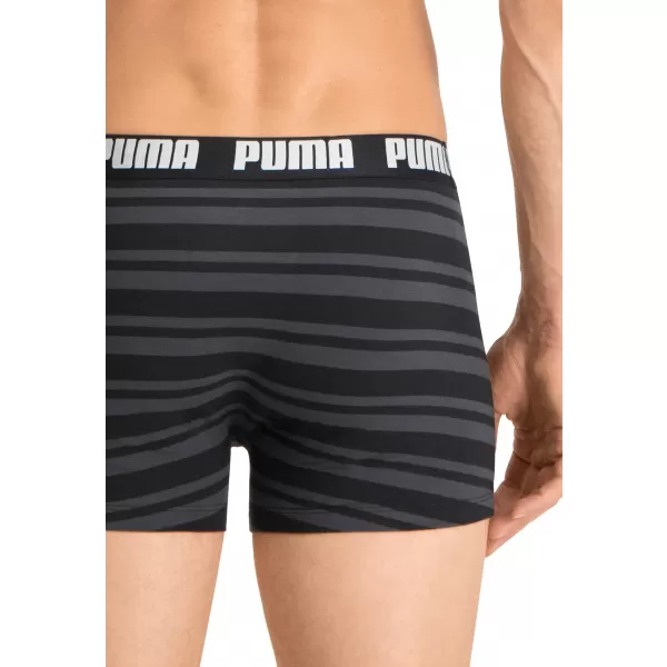  Pánske boxerky PUMA HERITAGE STRIPE BOXER 2P 90783805 BLACK 