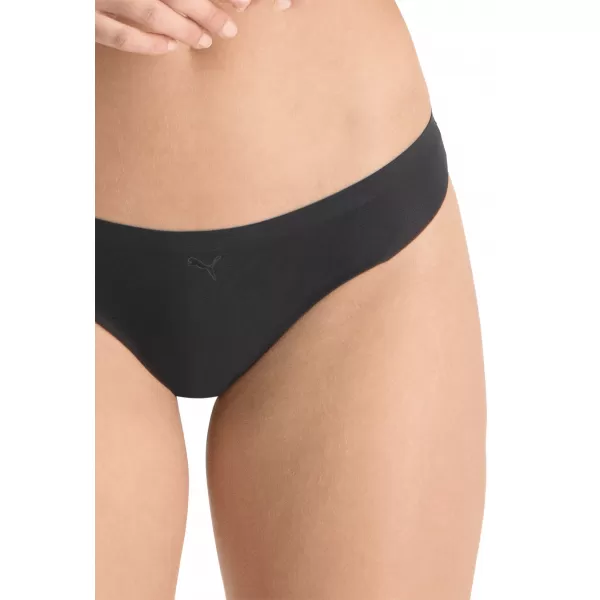  Dámske nohavičky PUMA WOMEN SEAMLESS STRING 2P PACK 93502201 BLACK 