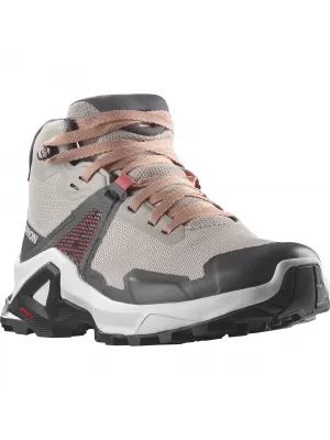 Detská obuv SALOMON X RAISE MID GORE-TEX L47071500 POPOL Z RUŽÍ/BROSKYŇOVÁ BÉŽOVÁ/ČAJOVÁ RUŽA