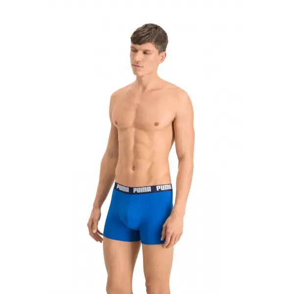  Pánske boxerky PUMA BASIC BOXER 2P 88886960 TRUE BLUE 