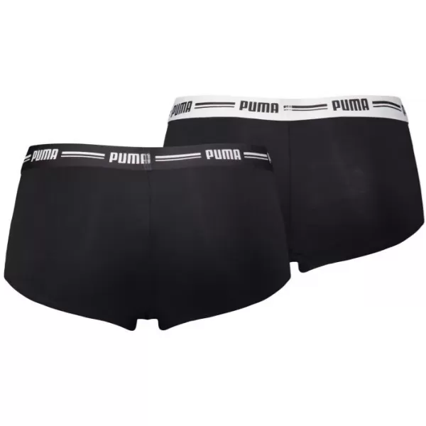  Dámske nohavičky PUMA WOMEN MINI SHORT 2P PACK 90785303 BLACK 