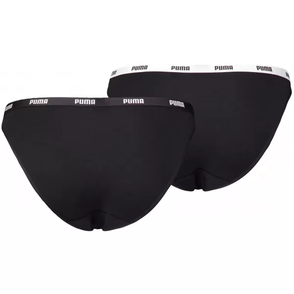  Dámske nohavičky PUMA WOMEN BIKINI 2P PACK 90785103 BLACK 