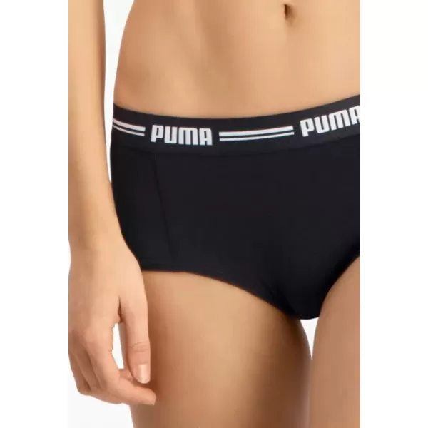  Dámske nohavičky PUMA WOMEN MINI SHORT 2P PACK 90785303 BLACK 