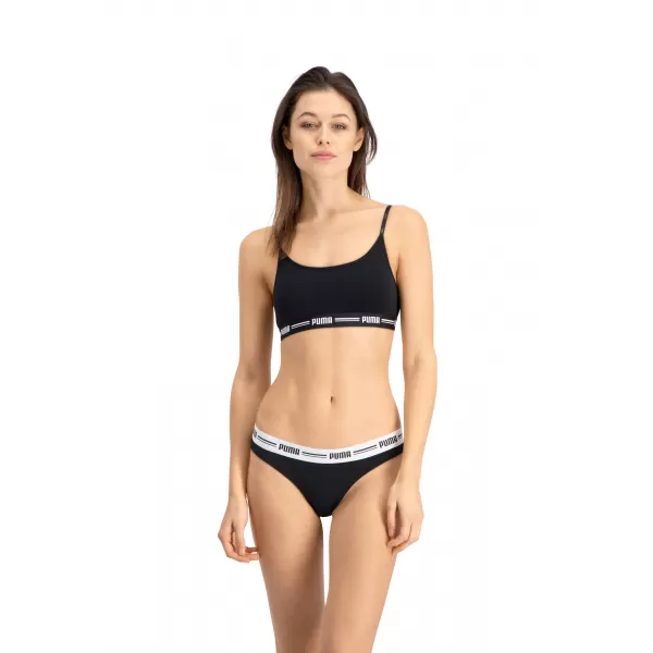  Dámske nohavičky PUMA WOMEN STRING 2P PACK 90785403 BLACK 