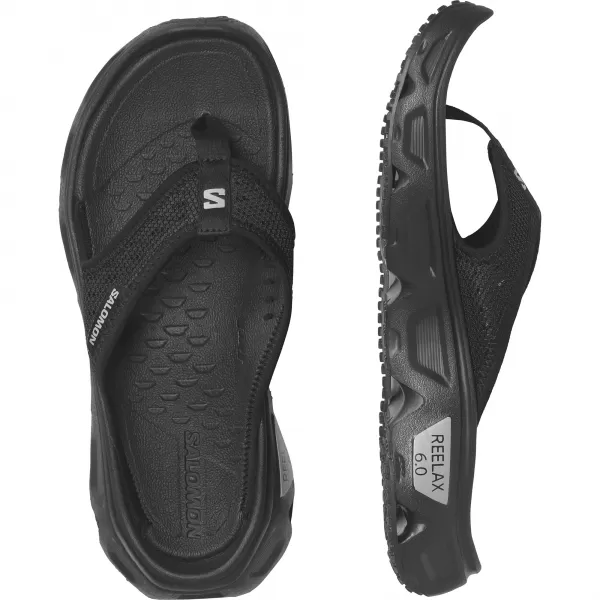  Dámske šľapky SALOMON REELAX BREAK 6.0 L47111200 ČIERNA/ČIERNA/ZLIATINA 