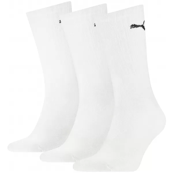  Ponožky PUMA CREW SOCK LIGHT 3P 90794002 WHITE 