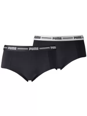 Dámske nohavičky PUMA WOMEN MINI SHORT 2P PACK 90785303 BLACK