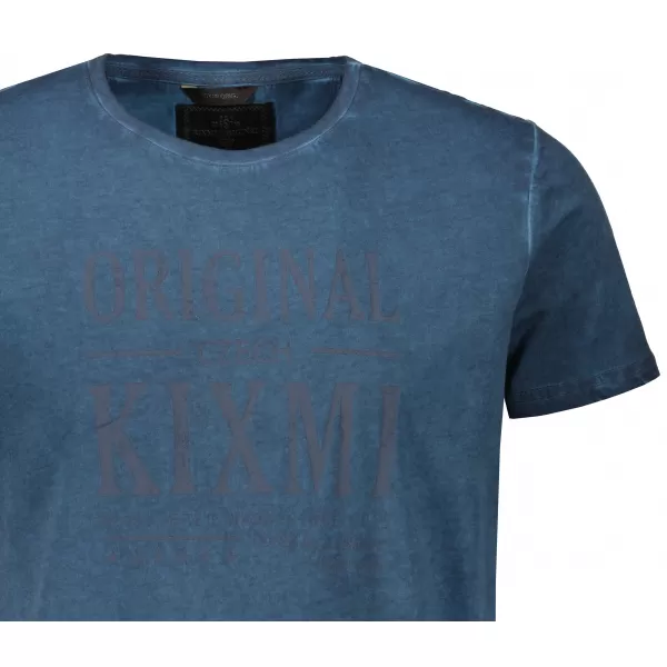  Pánske tričko KIXMI PELTON TMAVO MODRÁ 