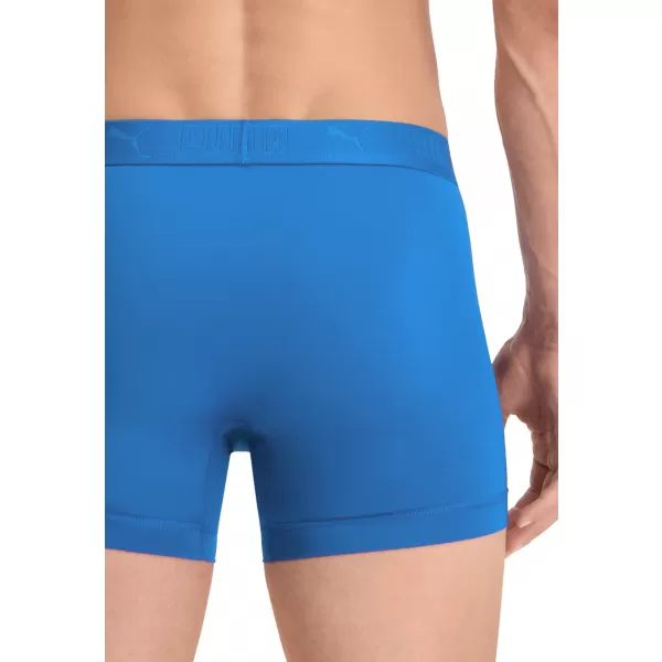  Pánske boxerky PUMA SPORT MICROFIBER BOXER 2P 93552002 BLUE COMBO 