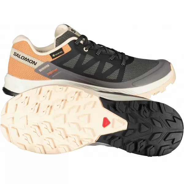  Dámske topánky SALOMON OUTRISE GORE-TEX L47219100 MAGNET/ČIERNE/KORALOVÉ ZLATO 