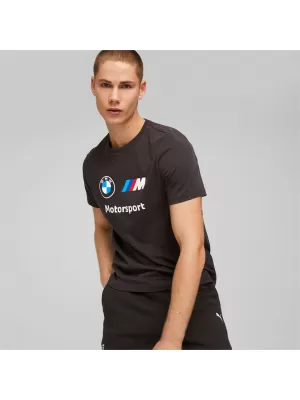 Pánske tričko PUMA BMW MMS ESS LOGO TEE 538148-01 BLACK