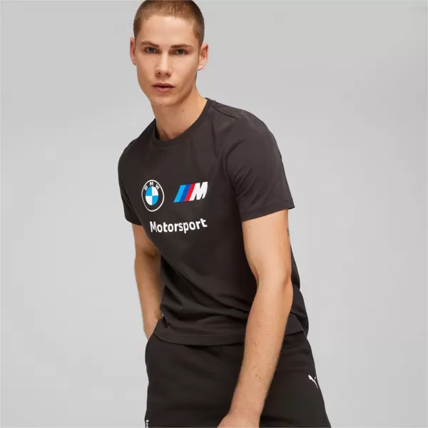  Pánske tričko PUMA BMW MMS ESS LOGO TEE 538148-01 BLACK 