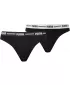 Dámske nohavičky PUMA WOMEN STRING 2P PACK 90785403 BLACK