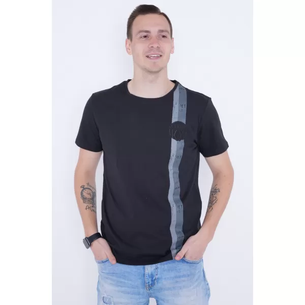  Pánske tričko KIXMI PABLO ČIERNA 