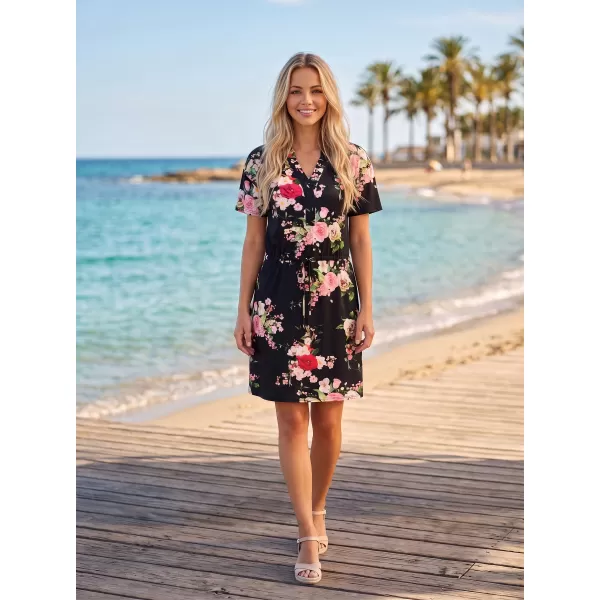  Dámske šaty KIXMI POLLY ČIERNA 