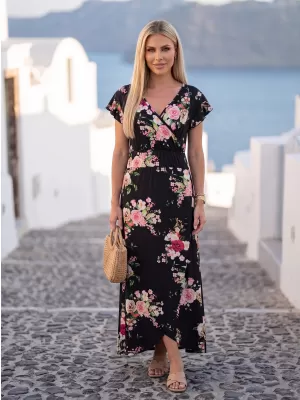 Dámske šaty KIXMI PRINCESSA ČIERNA