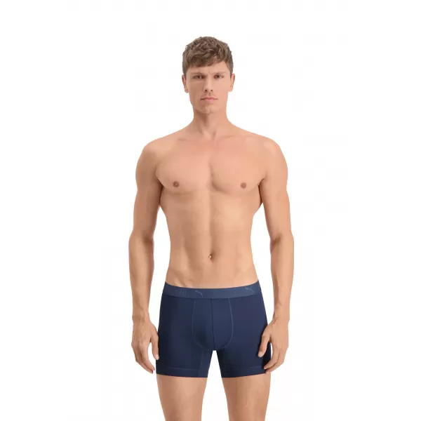 Pánske boxerky PUMA SPORT MICROFIBER BOXER 2P 93552002 BLUE COMBO 