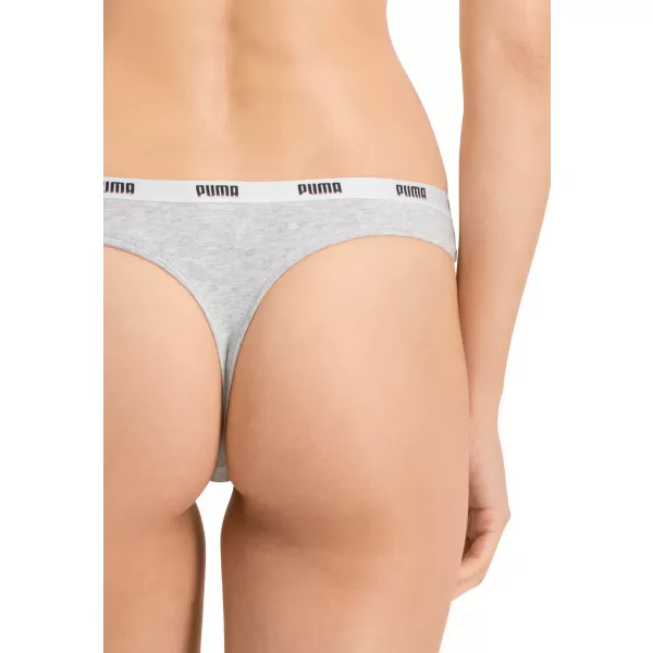  Dámske nohavičky PUMA STRING 3P PACK 90759001 WHITE/GREY/BLACK 