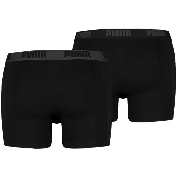  Pánske boxerky PUMA BASIC BOXER 2P 88886958 BLACK/BLACK 