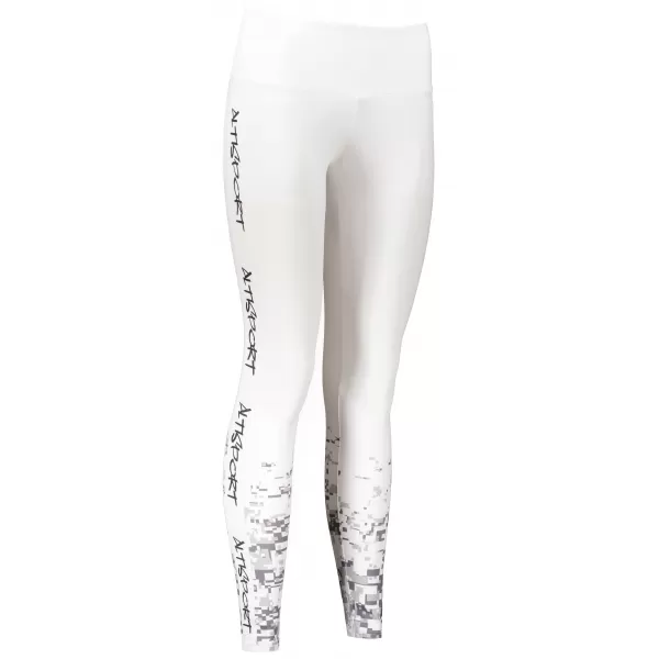  Dámske dlhé legíny premium ALTISPORT SWE/ALW05S04 BIELOŠEDÁ 
