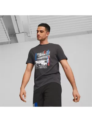 Pánske tričko PUMA BMW MMS CAR GRAPHIC TEE 538140-01 BLACK