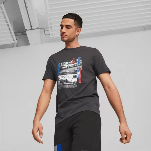  Pánske tričko PUMA BMW MMS CAR GRAPHIC TEE 538140-01 BLACK 
