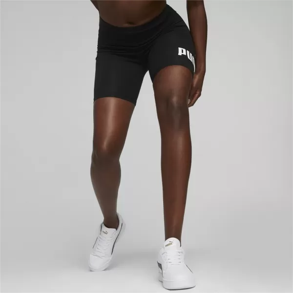  Dámske legíny PUMA ESS 7 LOGO SHORT LEGGINGS 848347-01 BLACK 
