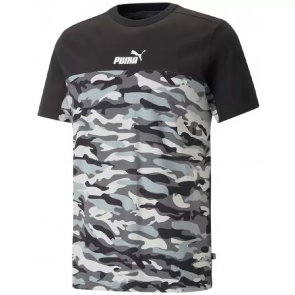  Pánske tričko PUMA ESS BLOCK CAMO TEE 673335-01 BLACK 