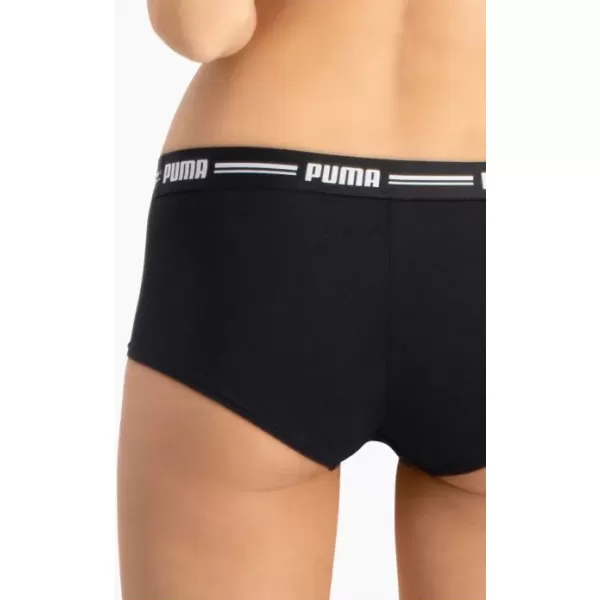  Dámske nohavičky PUMA WOMEN MINI SHORT 2P PACK 90785303 BLACK 