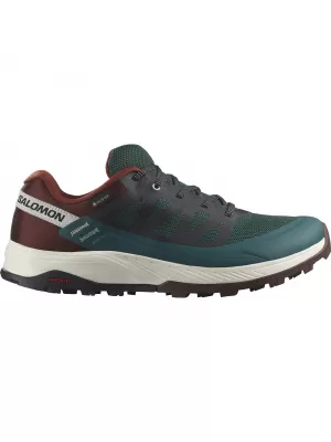 Pánske topánky SALOMON OUTRISE GORE-TEX L47142100 BOROVICA PONDEROSA/HORKÁ ČOKOLÁDA/VANILKOVÝ ĽAD