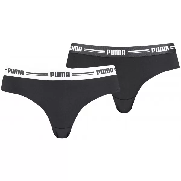  Dámske nohavičky PUMA WOMEN BRAZILIAN 2P PACK 90785603 BLACK 