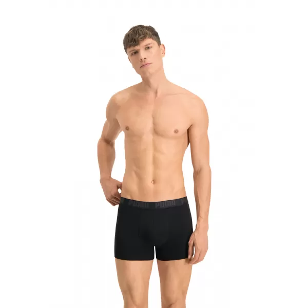  Pánske boxerky PUMA HERITAGE STRIPE BOXER 2P 90783805 BLACK 