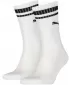 Ponožky PUMA CREW HERITAGE STRIPE 2P UNISEX 90794402 WHITE
