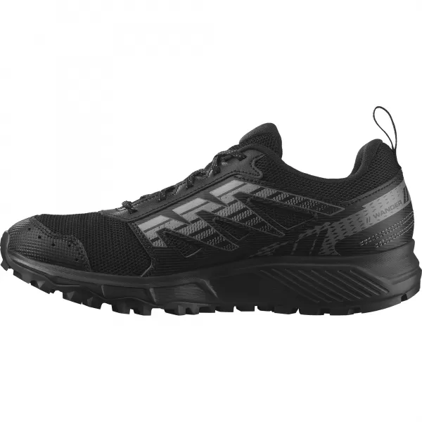  Pánske topánky SALOMON WANDER L47152500 ČIERNA/CÍNOVÁ/MRAZIVO ŠEDÁ 