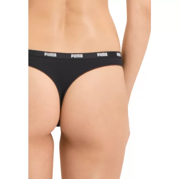  Dámske nohavičky PUMA STRING 3P PACK 90759002 BLACK 