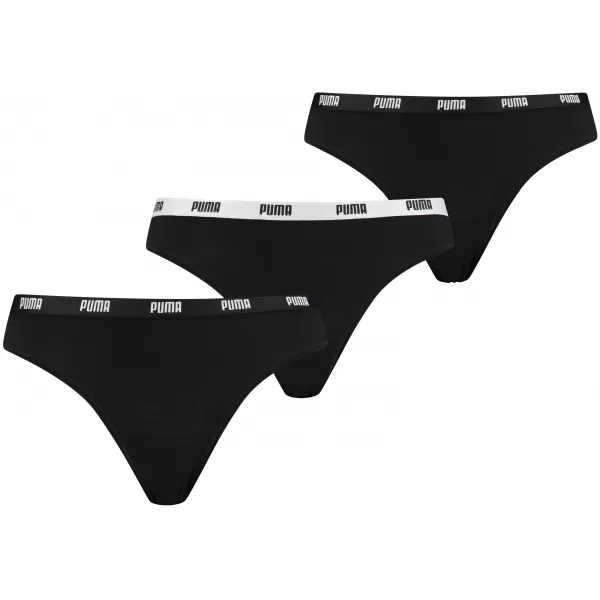  Dámske nohavičky PUMA STRING 3P PACK 90759002 BLACK 