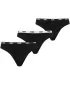 Dámske nohavičky PUMA STRING 3P PACK 90759002 BLACK