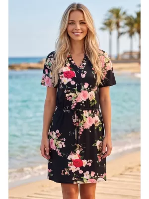 Dámske šaty KIXMI POLLY ČIERNA