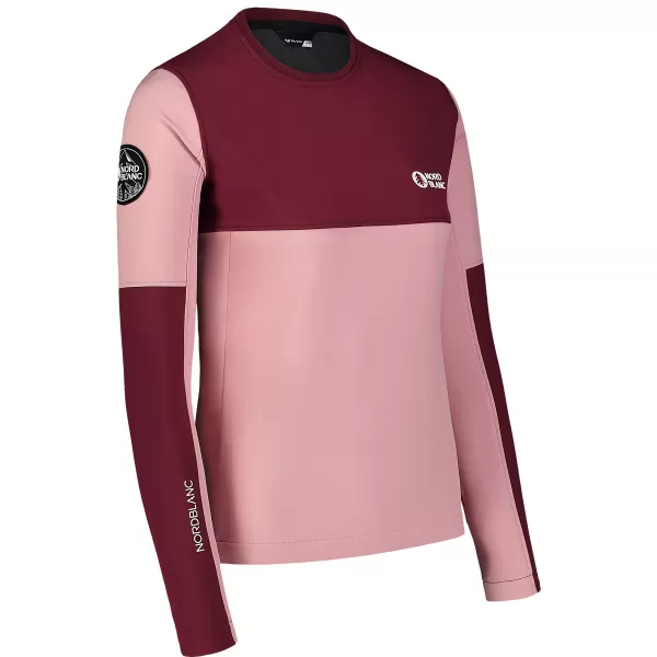  Dámska softshellová mikina NORDBLANC COVE NBSSL7656 SVETLO ružová 