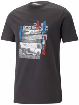 Pánske tričko PUMA BMW MMS CAR GRAPHIC TEE 538140-01 BLACK