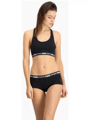 Dámske nohavičky PUMA WOMEN MINI SHORT 2P PACK 90785303 BLACK