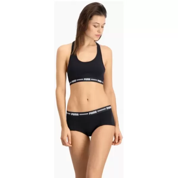  Dámske nohavičky PUMA WOMEN MINI SHORT 2P PACK 90785303 BLACK 