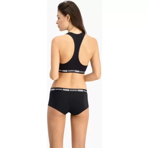  Dámske nohavičky PUMA WOMEN MINI SHORT 2P PACK 90785303 BLACK 