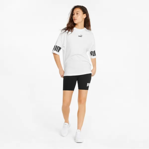 Dámske legíny PUMA ESS 7 LOGO SHORT LEGGINGS 848347-01 BLACK 