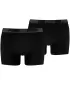 Pánske boxerky PUMA BASIC BOXER 2P 88886958 BLACK/BLACK