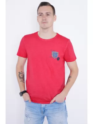 Pánske tričko KIXMI PHIL ČERVENÁ