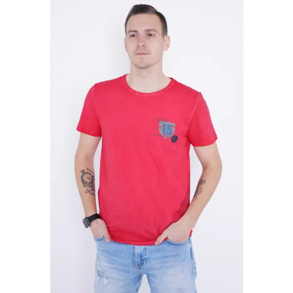  Pánske tričko KIXMI PHIL ČERVENÁ 