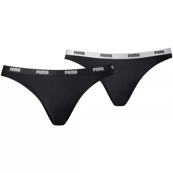  Dámske nohavičky PUMA WOMEN BIKINI 2P PACK 90785103 BLACK 