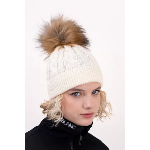  Dámska čiapka NORDBLANC NBWHK7785 KRÉMOVO biela 
