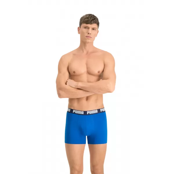  Pánske boxerky PUMA BASIC BOXER 2P 88886960 TRUE BLUE 